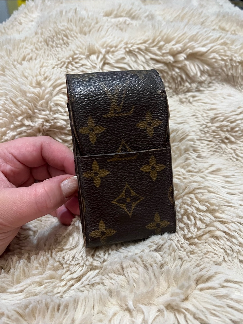 Cigarette Case Louis Vuitton Monogram Canvas Small Case - Brown/Gold